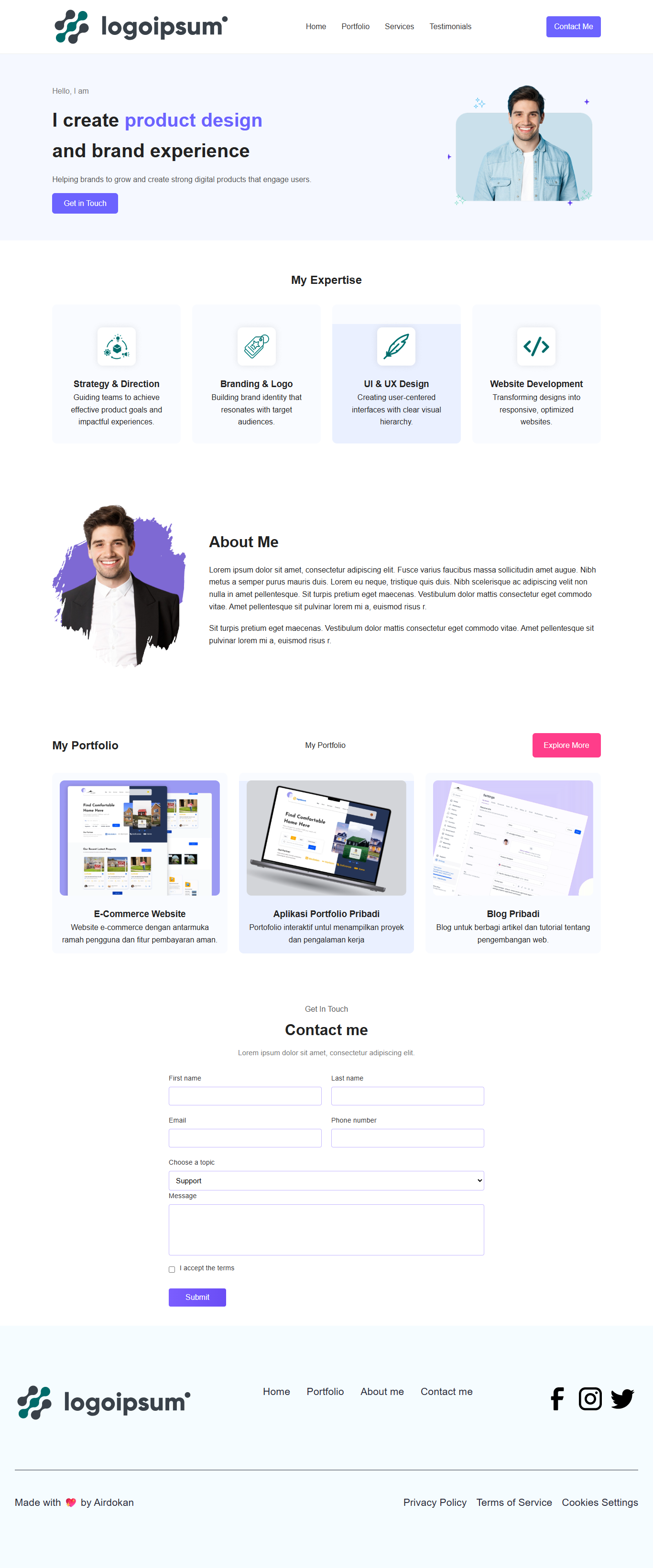 Slicing Web Portfolio