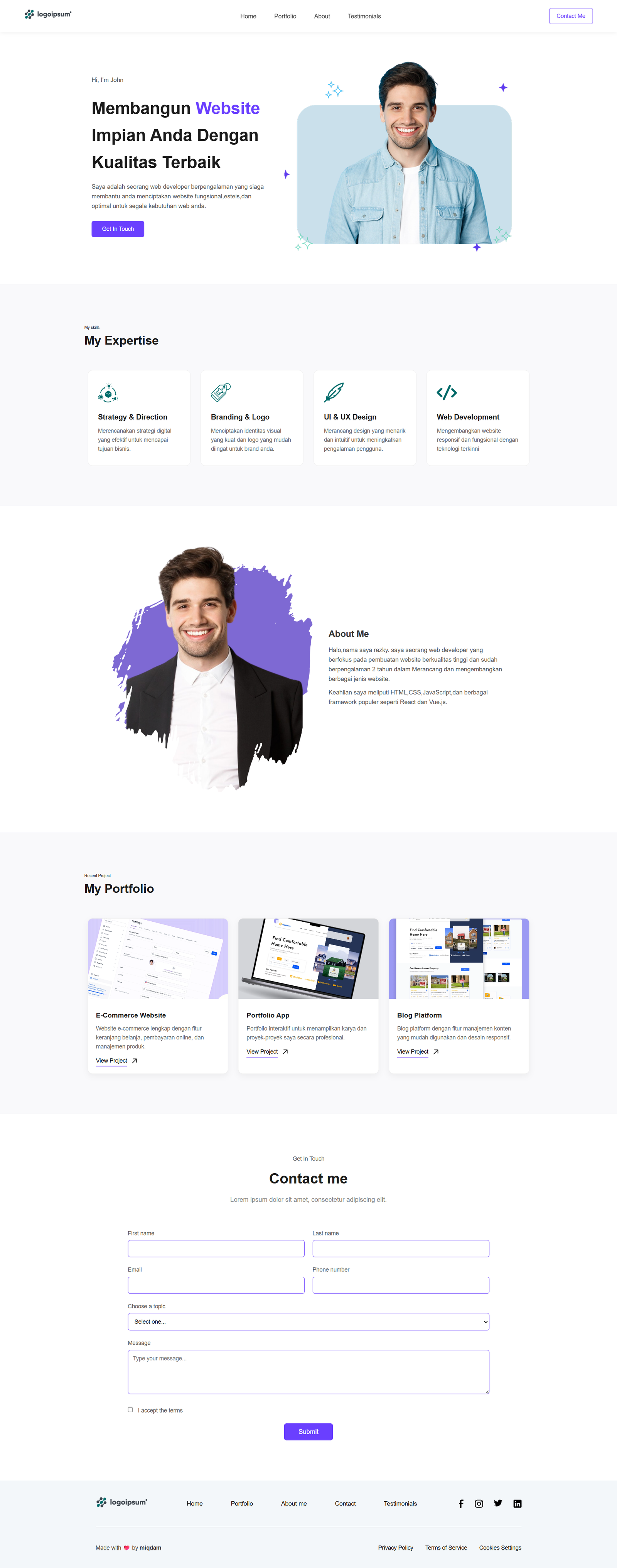 Slicing Web Portfolio