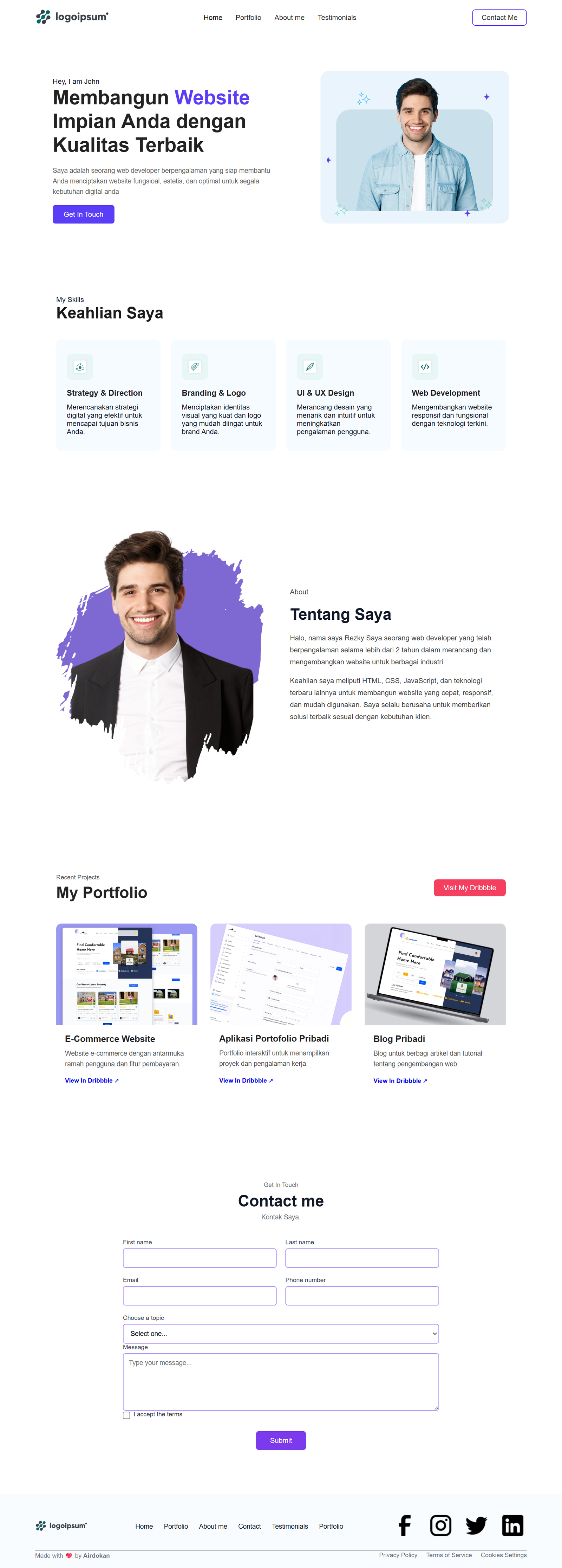 Slicing Web Portfolio