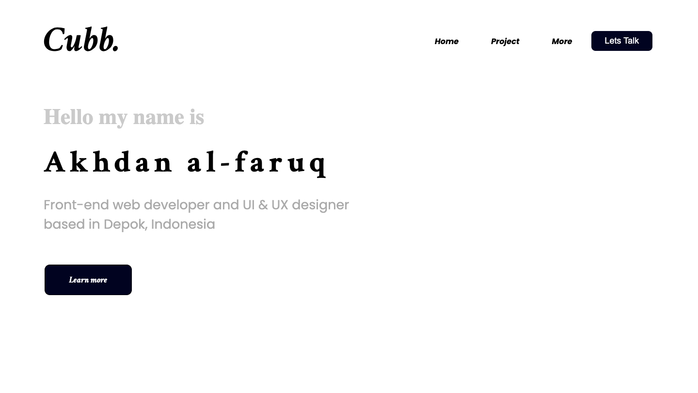 Slicing Web Portfolio