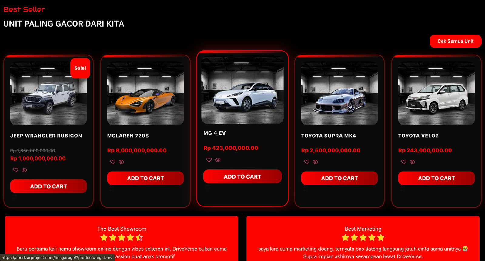 Kelas 8A - 2026 - E-Commerce - Otomotif